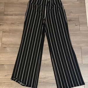 Express Striped Wide Leg Trousers
